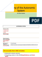 Anatomy of The Autonomic System: DR Arthur Saniotis
