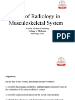 Role of Radiology in Musculoskeletal System: Hawler Medical University College of Medicine Radiology Unit