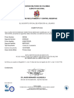 Certificado Libreta Militar