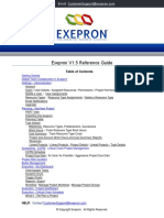 Exepron V1.5 Reference Guide: Contact