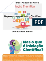 Aula 3 - Os Passos de Um Projeto Científico