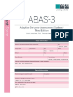ABAS-3: Adaptive Behavior Assessment System Third Edition