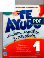 Te Ayudo A Leer, Escribir y Resolver 1°