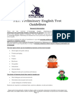 PET: Preliminary English Test: Guidelines