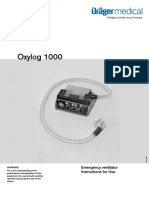 Oxylog 1000 carrying system Manual