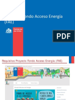 Proyecto Fondo Acceso Energía (FAE)