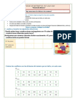 Actividad de Matemática 19 E Julio 2021: 1.-Analiza y Resuelve Las Siguientes Situaciones