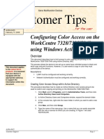 Customer Tips: Configuring Color Access On The Workcentre 7328/7335/7345 Using Windows Active Directory