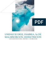 UNIDAD XI ERGE, DIARREA, SX DE MALABSORCION, DESNUTRICION