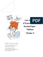 Tableur Niveau 3 - Cahiers D'exercices