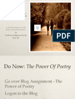 Power Point Poetry Lesson Plan 102