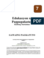 Edukasyon Sa Pagpapakatao: Gawaing Pagkatuto