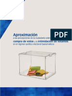 Aproximaciones Compra de Votos