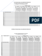 CONTROL DE TAREAS 3o.AÑO