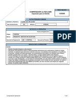 Comprobante de Reclamo Impresión para El Cliente 1559285: Datos Persona Humana