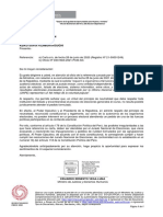 Respuesta Del PE A Carta de Keiko Fujimori