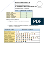 Ficha de Repaso 3° Estadística