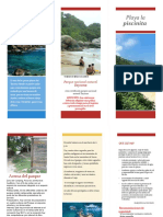 Folleto de La Playita, Parque Tayrona