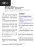 Determining Electrical Conductivity Using The Electromagnetic (Eddy-Current) Method