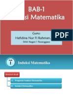 Pertemuan 1 Induksi Matematika