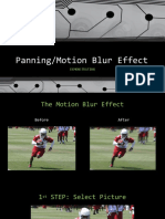 Panning/Motion Blur Effect: Demonstration