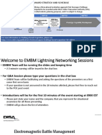 Electromagnetic Battle Management (EMBM) Program Overview