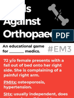 Cards Against Orthopaedics.: An Educational Game For - Medics