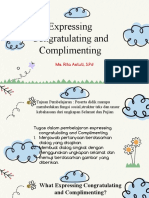 Congratulating and Complimenting