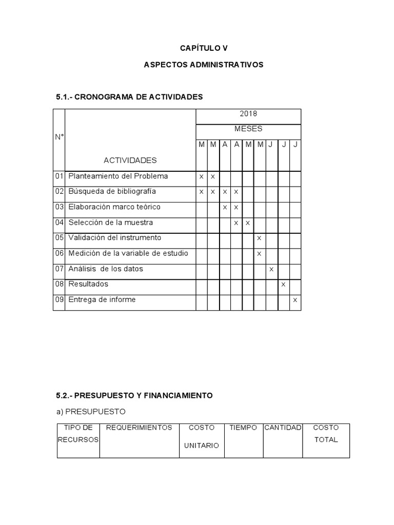 Cronograma y Presupuesto de Proyecto | PDF | Presupuesto | Informática