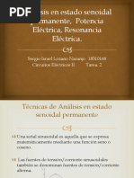 Análisis en Estado Senoidal Permanente, Potencia Eléctrica