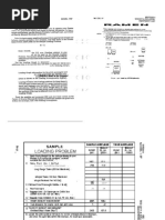 Cessna 172 Weight and Balance Sheets