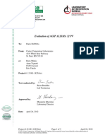 Evaluation of AGIP ALISMA 32 PV: Dell'Orto