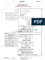 Iq Puzzles 2: Students Use Calculator Following Teacher's Guidance