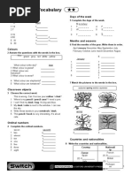 01-Vocabulary Grammar 2star Welcome