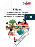 FIL 1 Q3 M3 Pagsasalaysay NG Orihinal Na Kuwento Na Kaugnay NG Napakinggang Kuwento