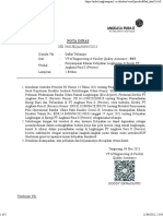 SIDOEL Nota Dinas Edaran Kebijakan Lingkungan & Energi