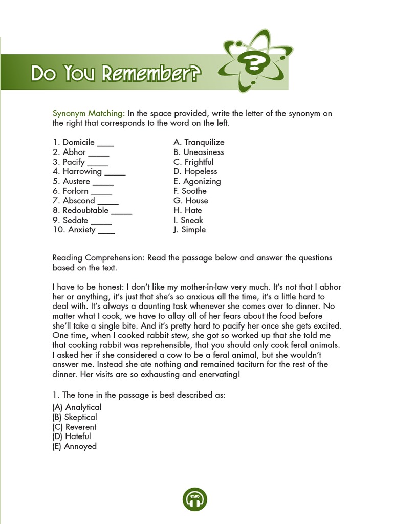 do-you-remember-synonym-matching-pdf-applied-psychology