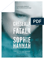 Sophie Hannah - Greseala Fatala