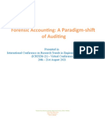 Forensic Accounting: A Paradigm Shift of Auditing