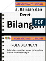 Pola, Barisan Dan Deret