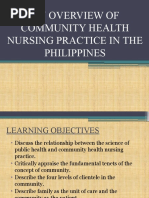 An Overview of Community Health Nursing Practice