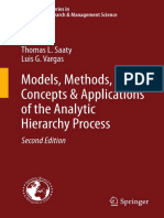 Thomas L Saaty Vargas Models Methods Concepts Applications