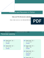 Functions and Recursion in Python Guide