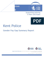 2018 Summary Kent Police Gender Pay Gap Report