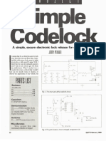 A Simplel Code Lock (ETI-CA 1989-02-Canada)