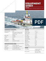 Equipment Sheet: Offshore Vessels / Anchor Handling Tug (Aht)