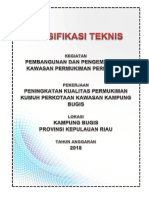 Spesifikasi Teknis Kampung Bugis