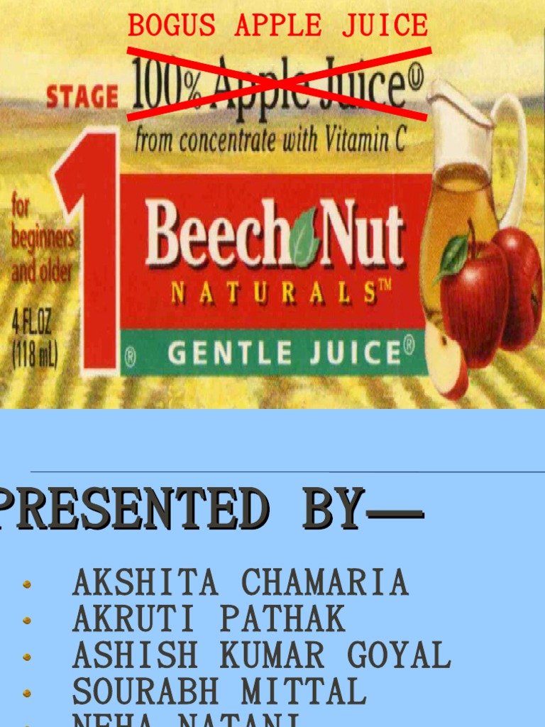 Beech Nut Case Study Utilitarianism Nestlé
