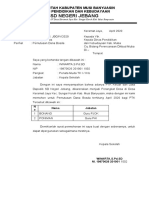 Surat Keterangan SDN Jebang Pemutusan Dana Bosda