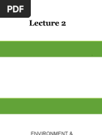 Environmental Science Lecture 2